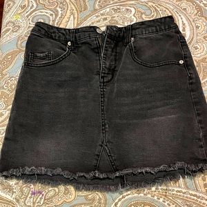 Wild Fable black Jean skirt.